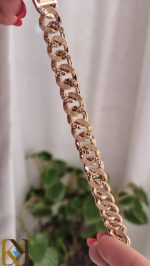 دستبندهای ژوپینگ آبکاری طلا – پهنای ۱۰ میل، رنگ ثابت، ضد حساسیت - Image 2