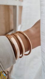 دستبند النگو آینه‌ای برند ژوپینگ - Image 2